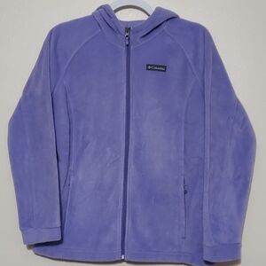 Columbia jacket Light Purple Trending Very Cute And Aesthetic With Zipper